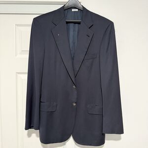 Brioni Suit Men’s Nomentano Navy Wool Blazer Jacket Size 40R Read Description
